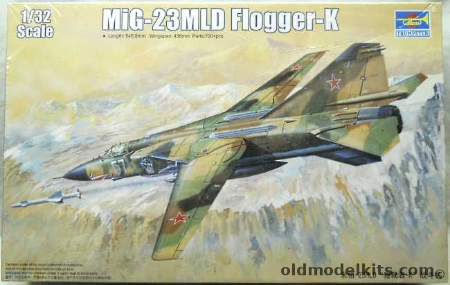 Trumpeter 1/32 Mig-23 MLD Flogger-K - (Mig23MLD), 03211 plastic model kit